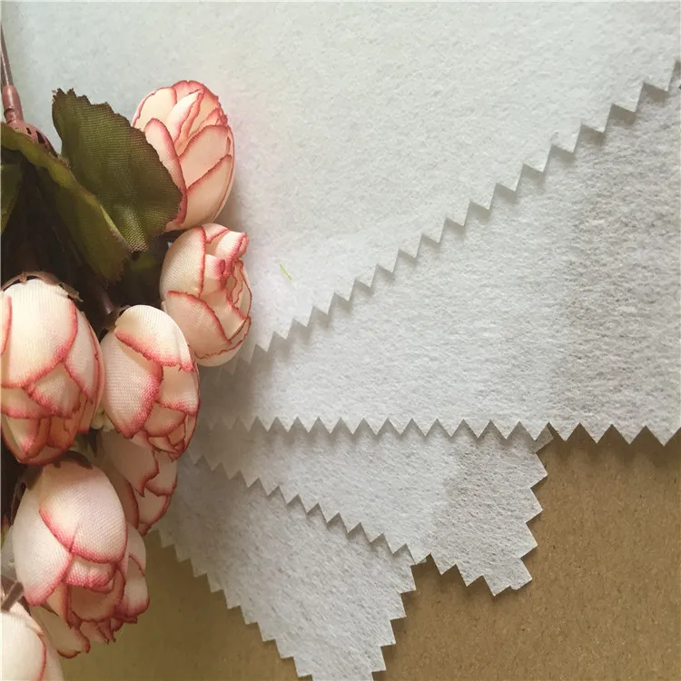 
100% polyester fusing Impregnating Nonwoven Interlining in China 