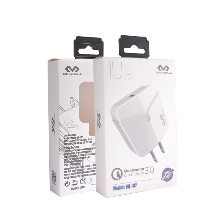 
Veaqee Brand super fast cell phone usb charger QC 3.0 