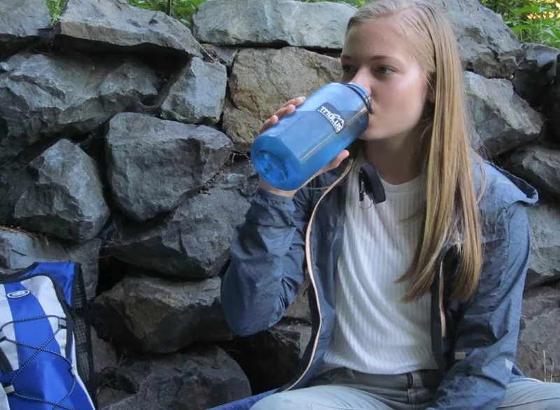 Бутылка для воды из тритана с широким горлышком, 32 унции, без БФА