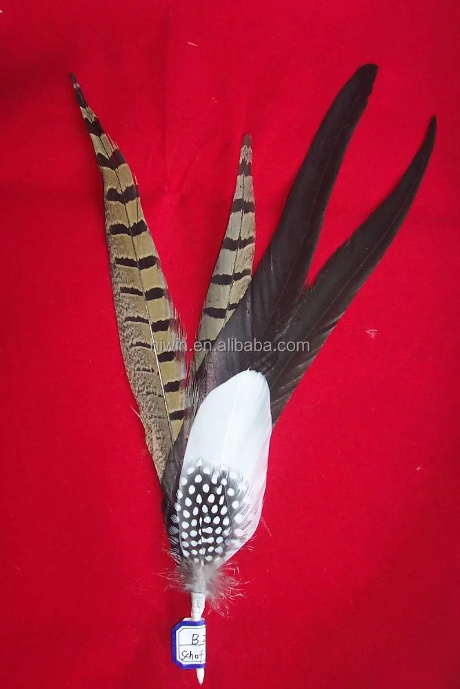 Decorative feathers for hats