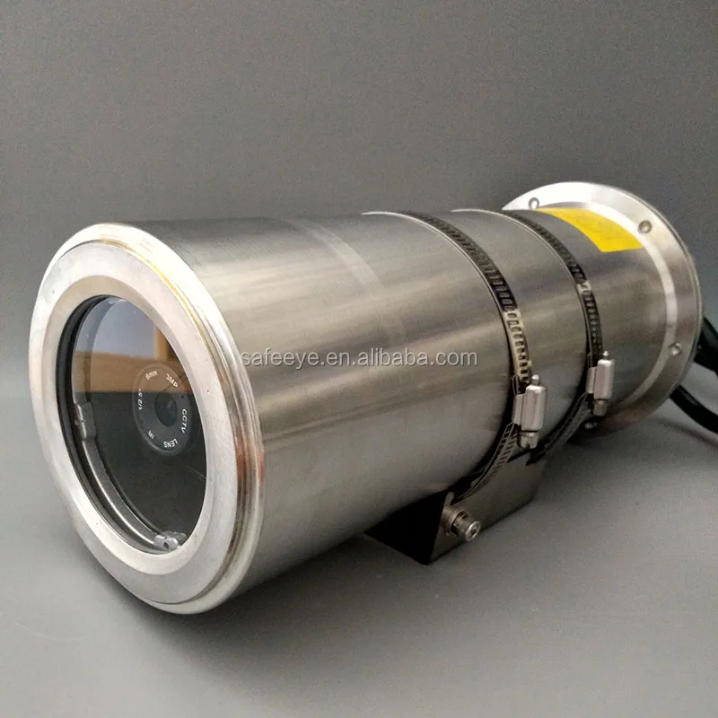 China factory sale 304 316 stainless steel Explosion Proof CCTV Camera & Housing KBA102 Support POE Power supply solar power