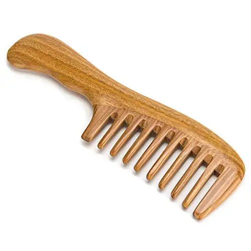 Hair Comb for Detangling Combs No Static Natural Wooden Sandalwood Comb for Women and Men