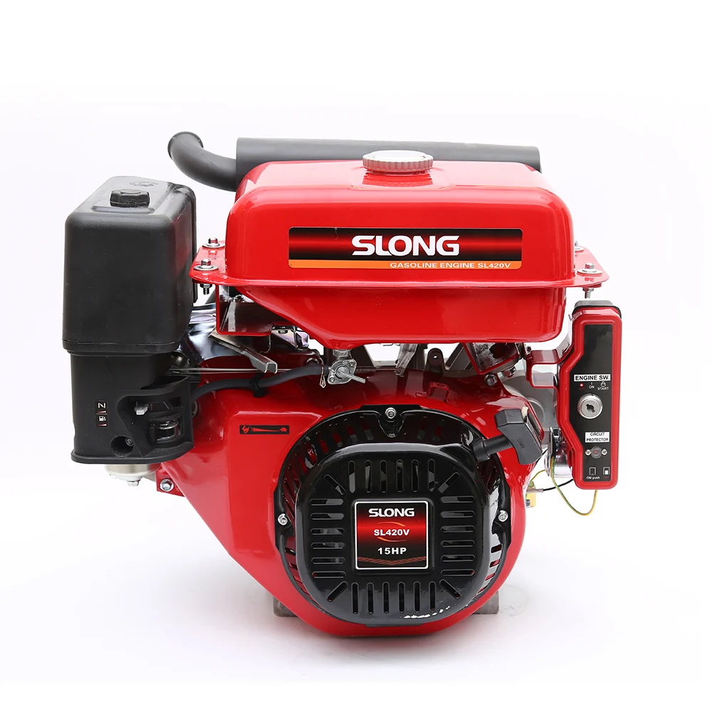 SL420VE CHINA SLONG ELECTRIC START 3600RPM  GENERATL USED MACHINERY 15HP 420cc GASOLINE ENGINE