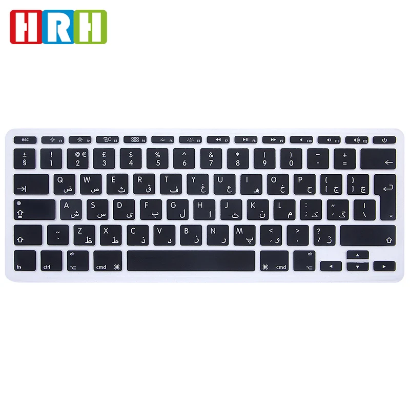 силиконовые арабский клавиатуры обложка для macbook air крышка европейская версия