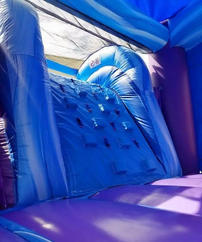 Princess castle trampoline for kids inflatable water slide pool games 0.55mm tarpaulin bouncer wet slides