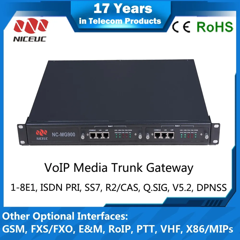 Niceuc 32 fxs gateway cheap ip to analog converter with OEM service