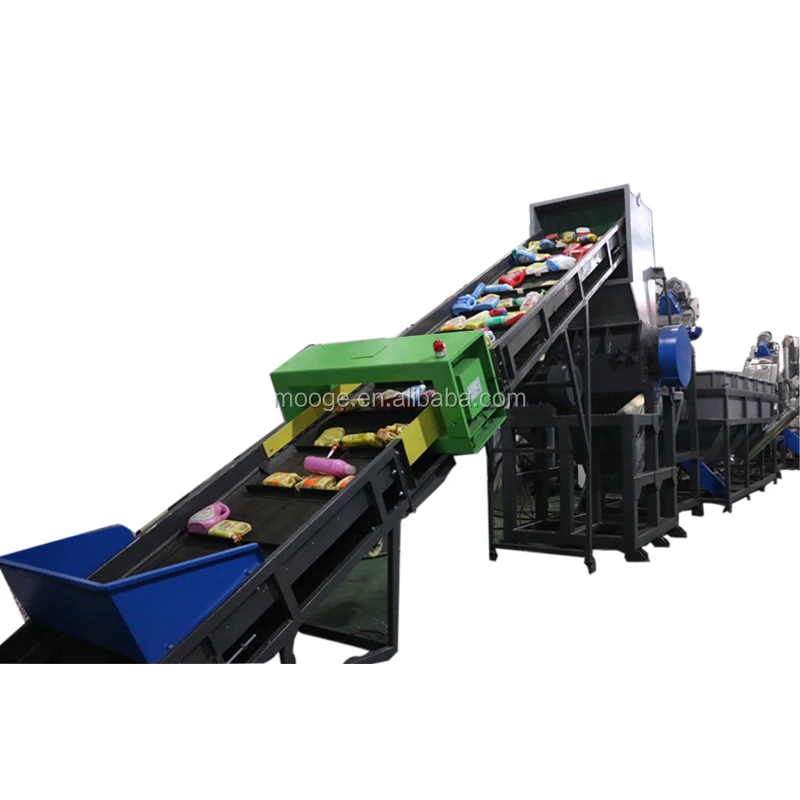 PP PE HDPE LDPE Plastic bottle washing recycling machine