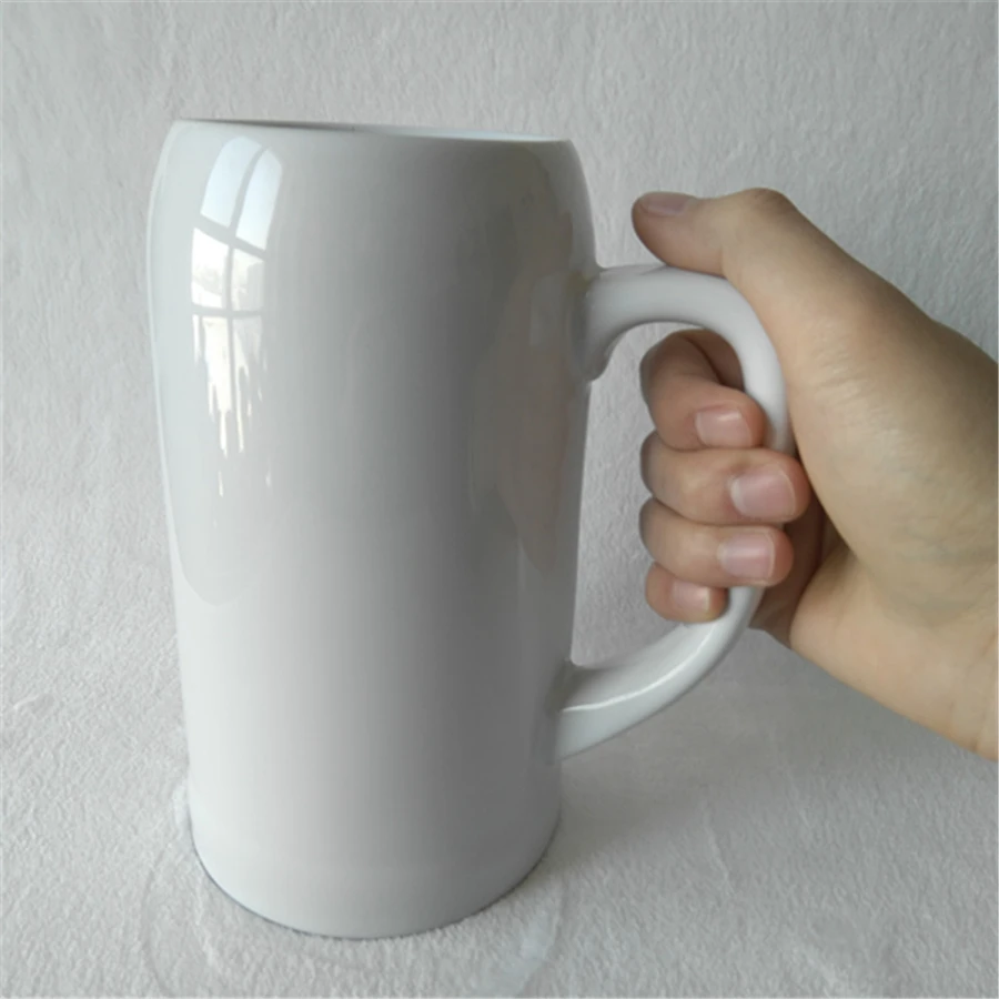 sublimation beer steins,ceramic beer mug,custom made beer mug 1L beer stein
