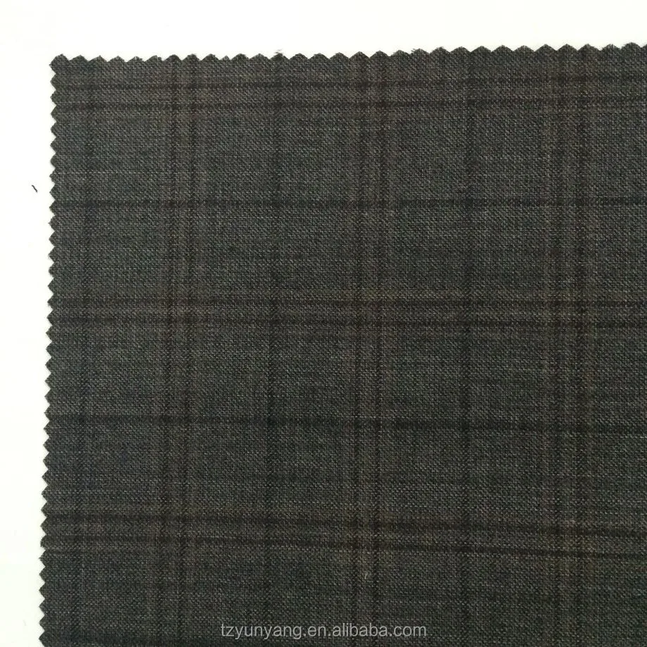 Все шерсть worsted hopsack ткани малого размера для мужского костюма