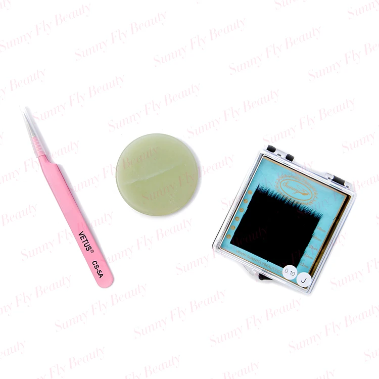 
Korean natural best own brand 0.10 matt pandora eyelash extension 