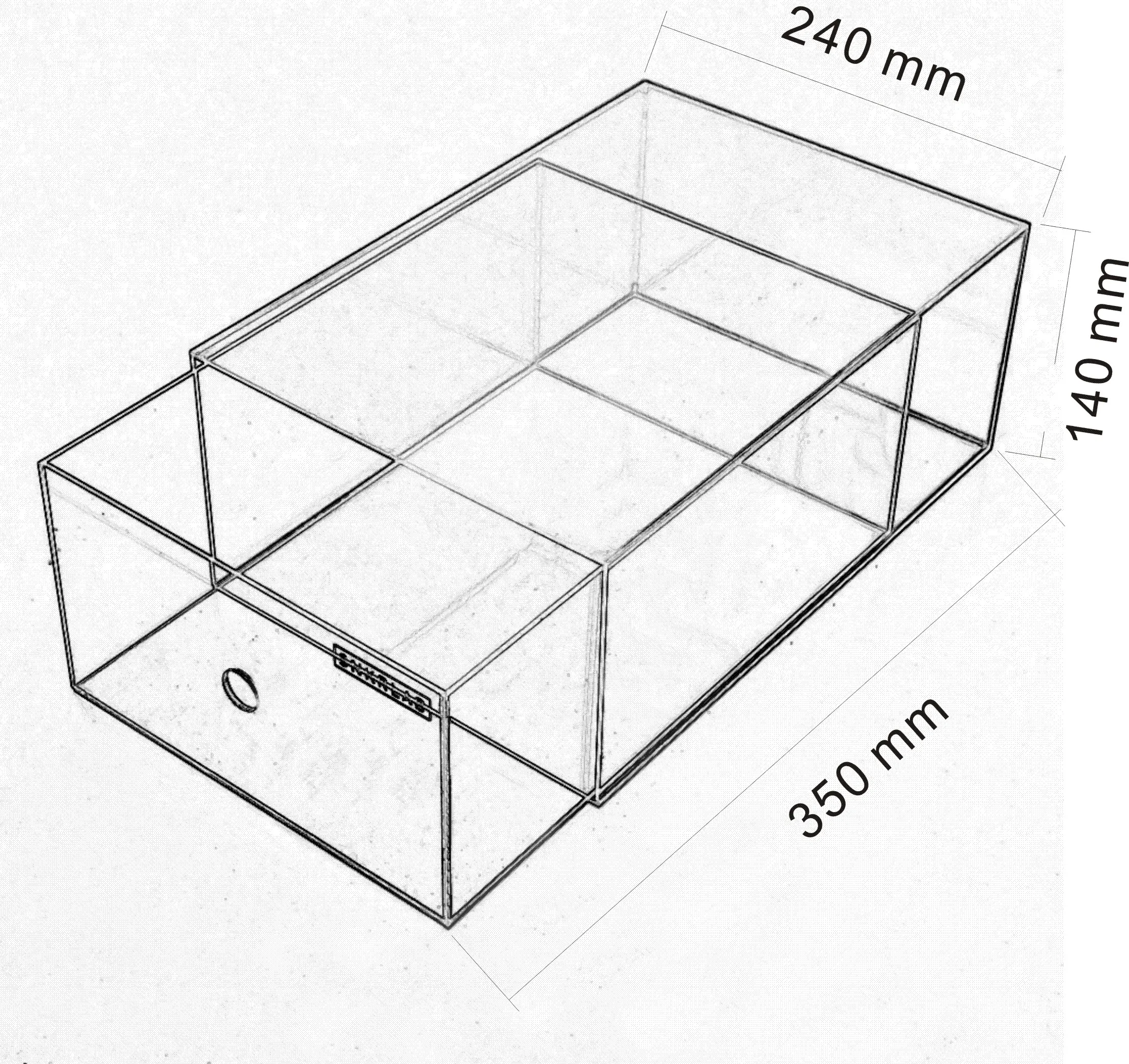 Hot sale clear acrylic shoe storage box/custom shoe box for home