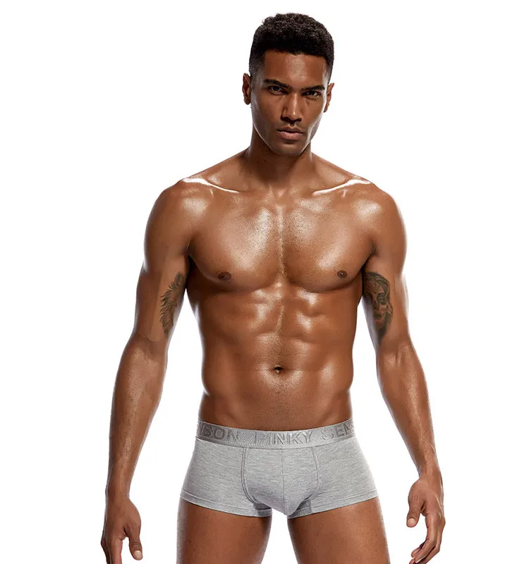 
wholesale designer very comfortable pure color mens underwear with pouch 