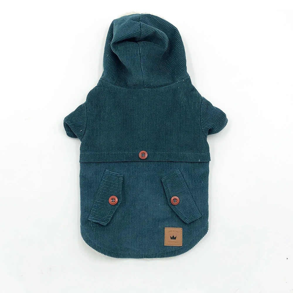 
simply 100 cotton hooded clothes for pet dog 