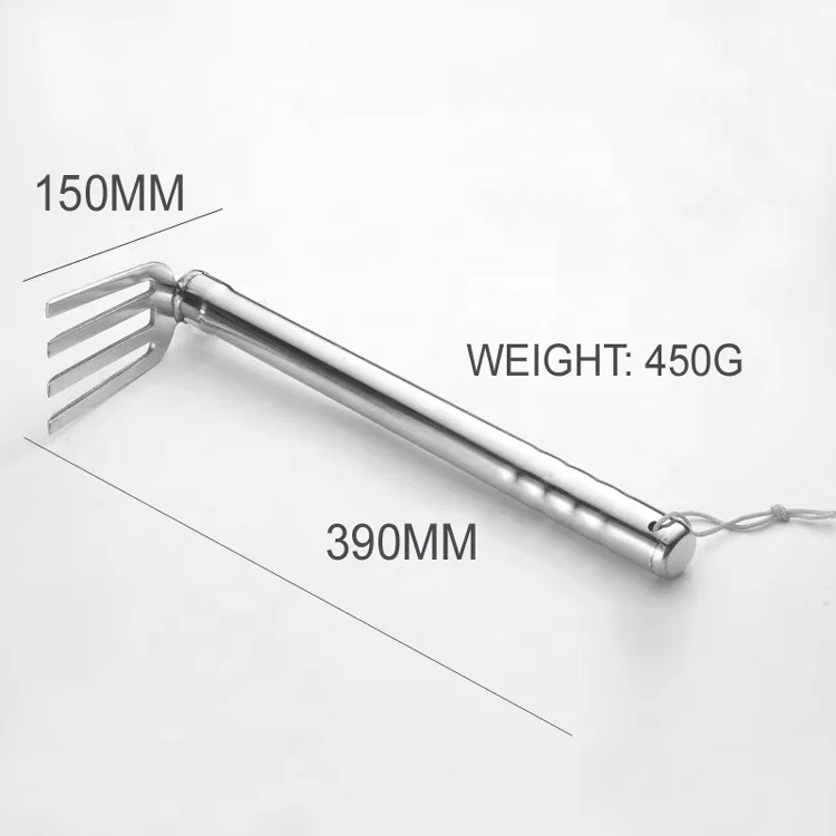  Сельскохозяйственная погрузка из нержавеющей стали 201 150x390 мм 500 граммов