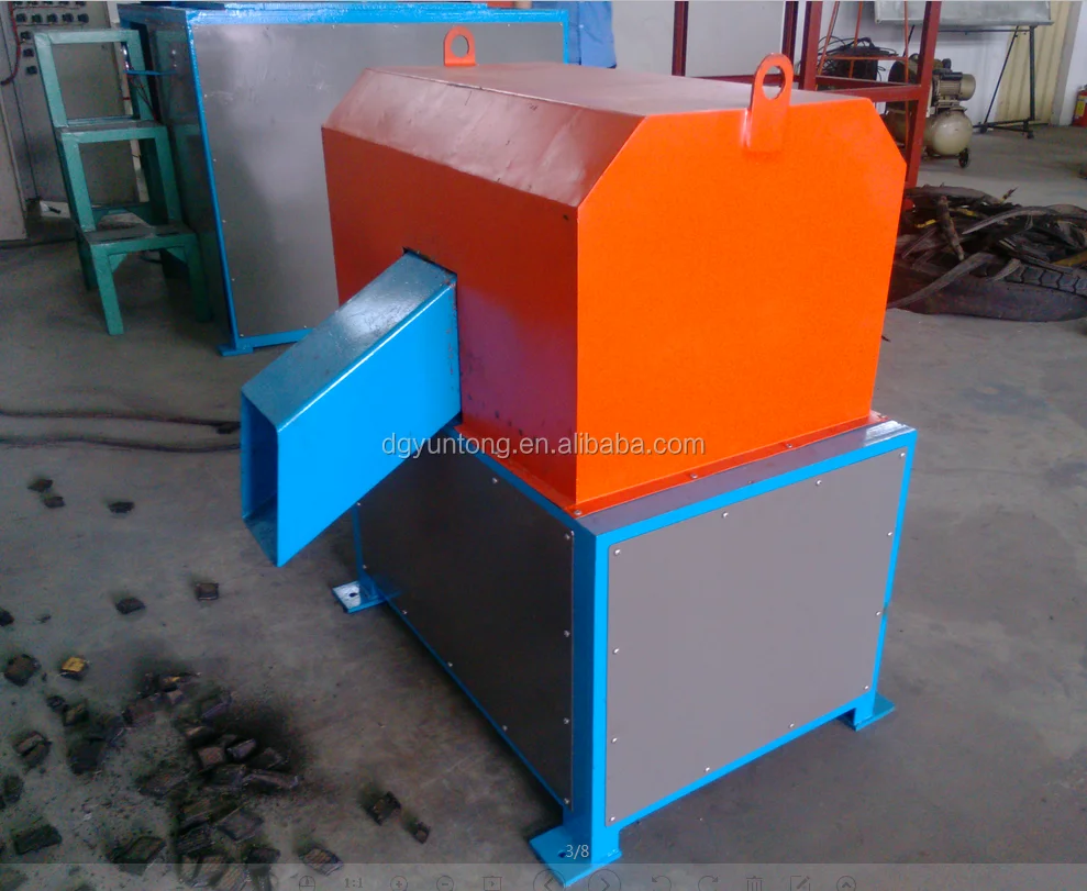 
New Type waste tire recycling Rubber Tire Strip Cutter, Ring cutter and block making machine 