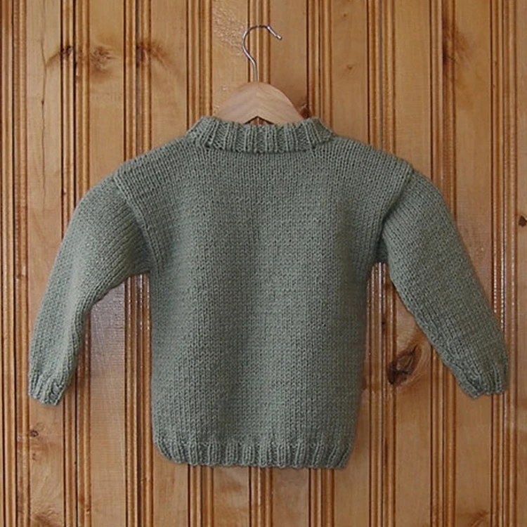 Cute Fox Knit Baby Sweater Cotton