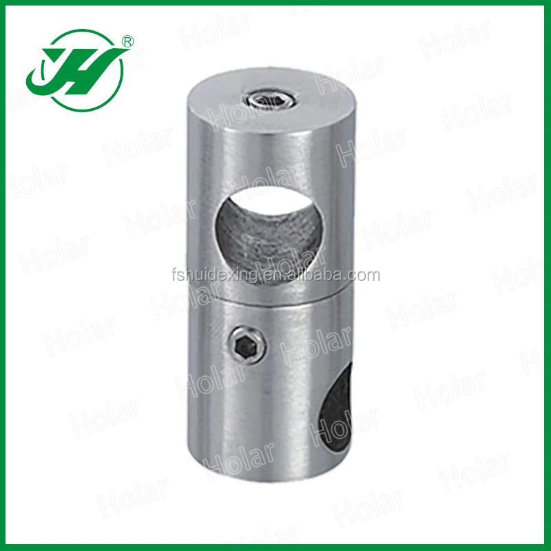 Stainless steel balustrade cross bar holder