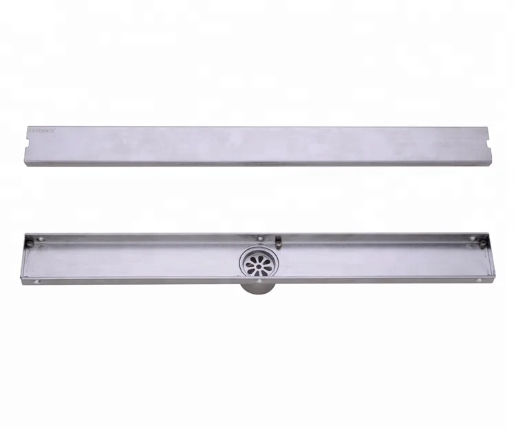 Floor Drain Tile Insert Square Floor Bathroom Shower Drain 304 Stainless Steel