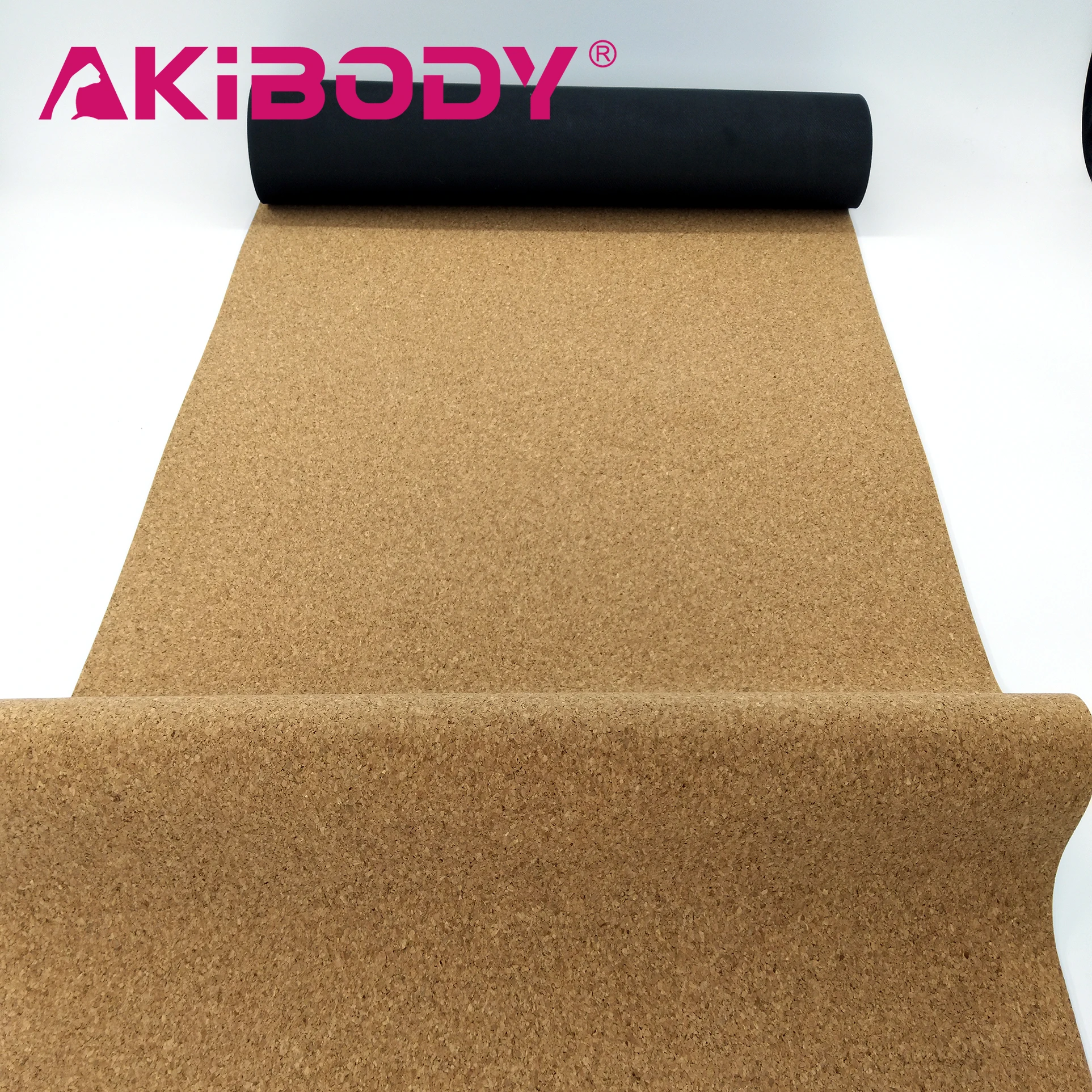 
Wholesale waterproof kids exercises natural rubber custom printed eco cork yoga mats 