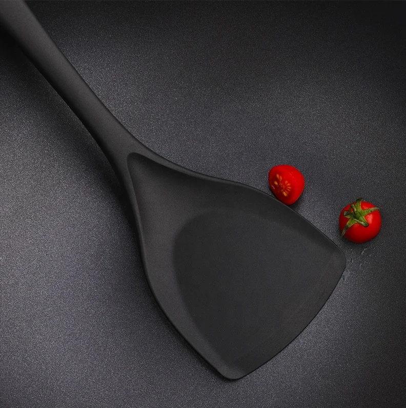 Silicone Spatula,600F High Heat Resistant Premium Silicone Turner,Non-stick Kitchen Fry Spatulas Cooking Utensil