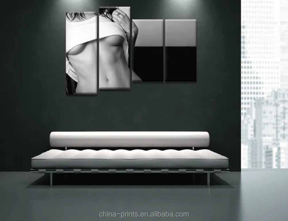 Sexy Young Girl Picture Canvas Printing Hot Women Image Digital Prints on Canvas Wholesale Ready to Hang Bedroom Decoration