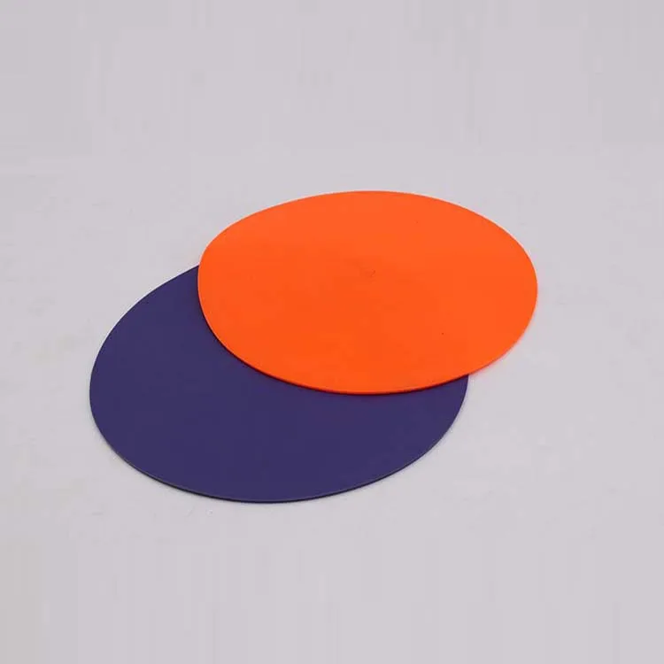 10Pcs Flat Disc Markers, Round Silicone Speed Agility Training Spot Cones Field Marker for Soccer, Basketball, Baseball