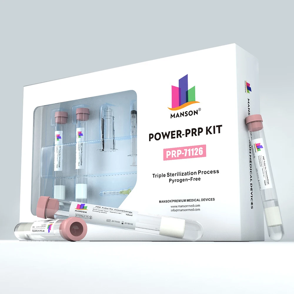 MANSON Sodium Citrate ACD A anticoagulant Gel PRP Syringe Kit