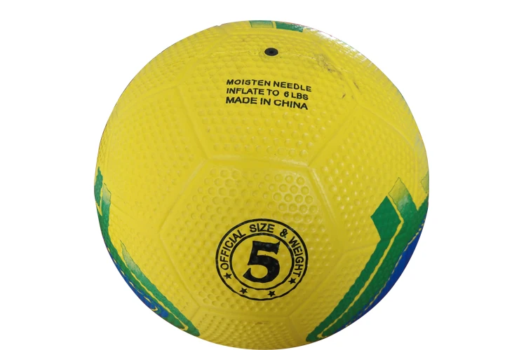 Promotional Rubber Soccer Ball with a Golf Surface Traditional Rubber Football