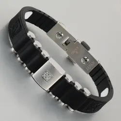 Energinox Silicone Magnetic Therapy Bracelet Rubber Bracelet