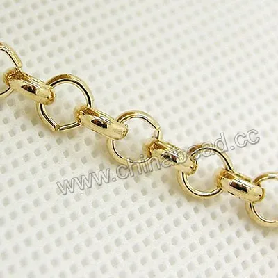 Wholesale Mens Gold Chain Designs, Golden Chains in Roll for Jewelry Making