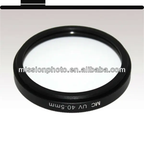 Black Aluminum Frame 40.5mm Multi Coated MC UV Filter Lens for Digital Camera