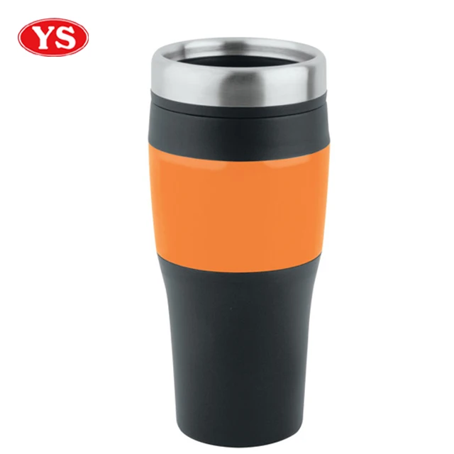 eco friendly 14oz double wall insulated coffee tumbler auto mug