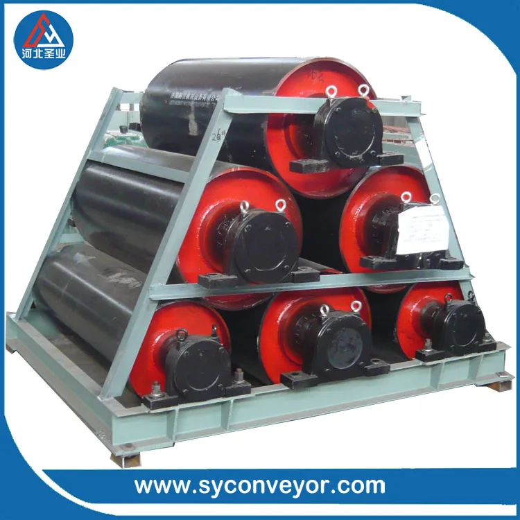 
conveyor belt pulley for powder transfer system 