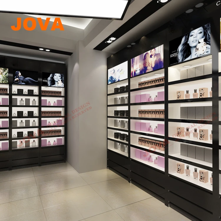 Подставка для парфюма с дизайном интерьера магазина