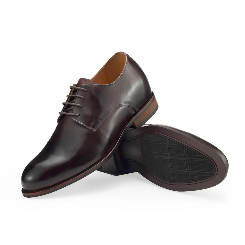 Заводская цена, мужские деловые туфли высокого качества, увеличивающие рост Кожаные Деловые туфли, мужские строгие туфли