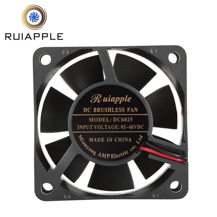 
High temperature 60mm 6025 60X60X25mm 12 volt dc axial cooling fan used for oven Induction cooker 
