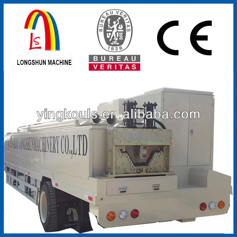 New design 240 trailer mounted arched metal roofing Roll Forming machine