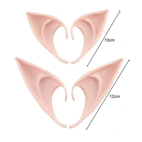 halloween party cosplay rubber fake elf ears