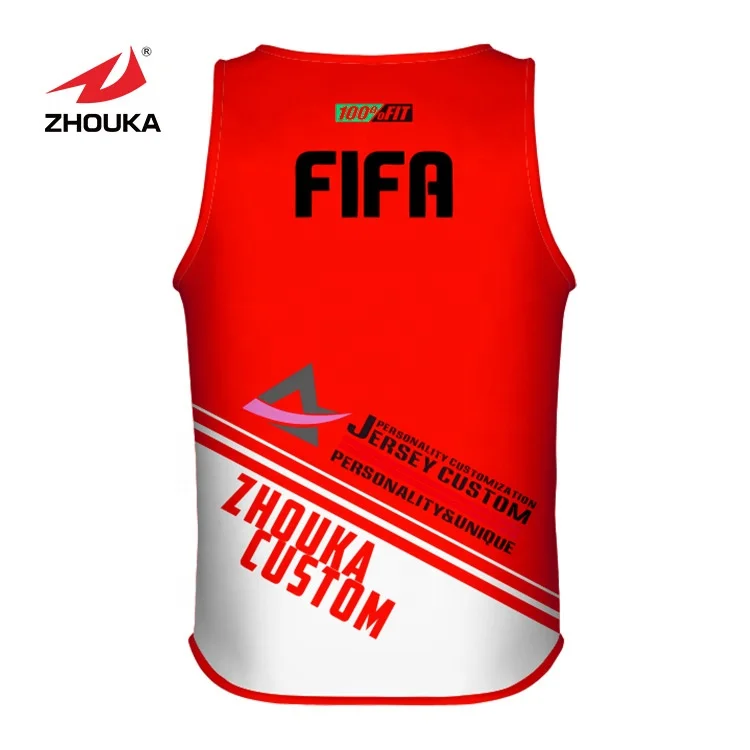 Oem Service Custom Your Own Full Sublimation Football Vest Quick Dry Mesh Soccer Training Bibs For Adult Or Kids