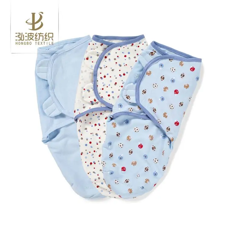 
Factory custom 100% organic cotton baby easy swaddle wrap adjustable infant baby wrap carrier newborn 