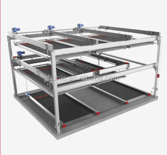 Система интеллектуальной парковки автомобилей, трехслойная механическая парковочная система с подъемником