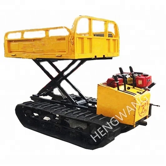 Mini  crawler  type mini dumper rubber track