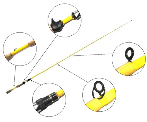 Best selling chinese fishing articles bait casting rods for bass fishing