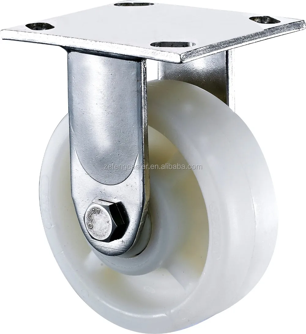 8 inch Heavy Duty 304 Stainless Steel Swivel Nylon Caster wheel