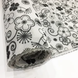 2022 New Sport Shoe Upper Fabric Material Sandwich Cloth With Flower Printing Air Mesh Fabric