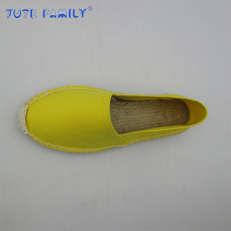 Wholesale Cheap Natural Hemp Sole Womens Flat Canvas Shoes Espadrilles