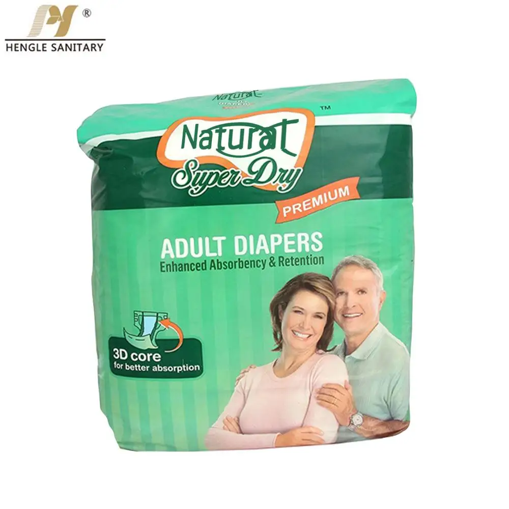 Direct Sale High Quality  Hygienic Pampering Adult Diaper OEM Ultra Thick Disposable Adult Diapers For Elderly and patients