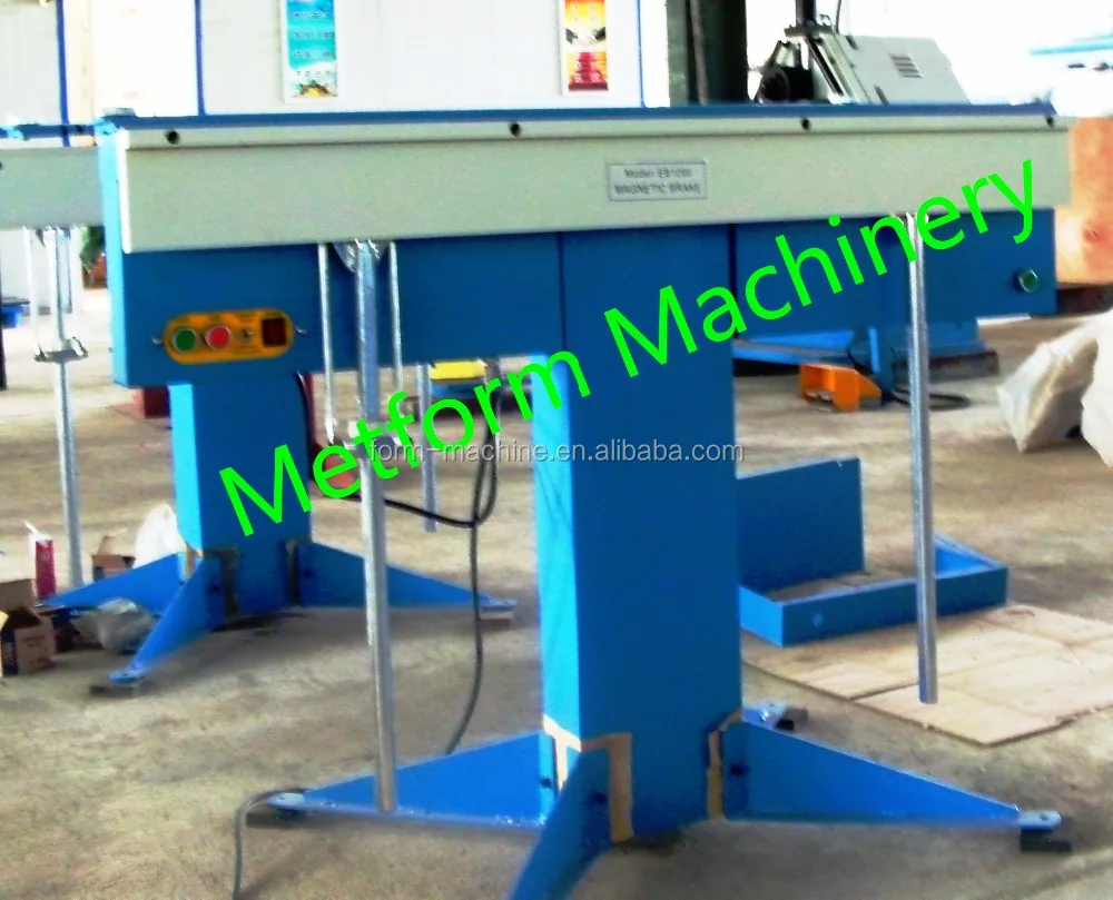 Electromagnet Sheet Metal Folder Hand Brake for box Pan making