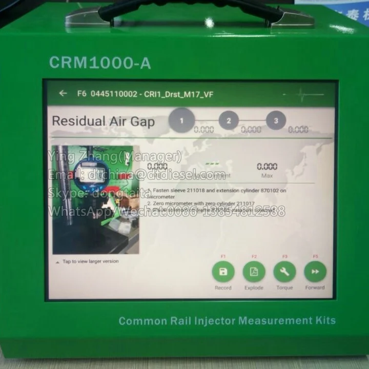 CRM1000A crdi injector tester common rail injector stroke tester- stage 3 tool