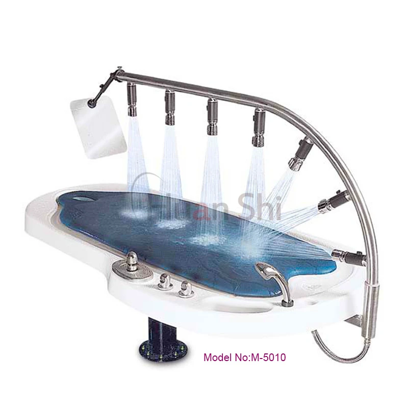 Huanshi Professional Adjustable Water Flow Spa Capsule Hydro Massage Water Bed With 7 Showerheads